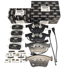 NEW Front & Rear Brake Pads For Bentley Continental Gt, Gtc, & Flying Spur