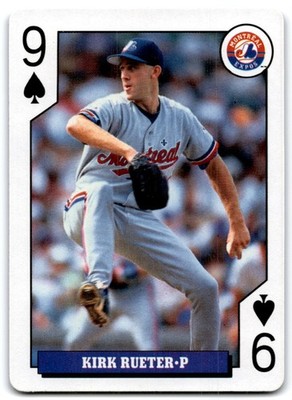 1993 Bicycle Rookies Kirk Rueter Montreal Expos #9S
