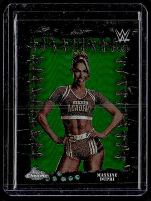 2025 Topps Chrome Cactus Jack WWE Maxxine Dupri Green Famed Phantoms #/99