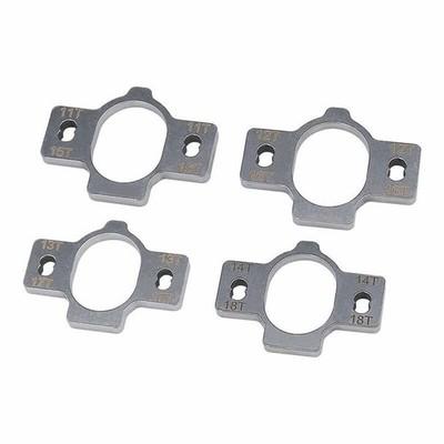 Hot Racing Stainless Steel Pinnon Gear Guide Plate APX8 - HRAAXPE18MS