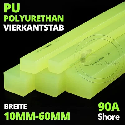 Polyurethan-Stab PU Vierkantstab 90 Shore A Vollmaterial Stab 10MM-60MM Breite - Bild 1 von 4