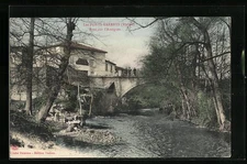CPA Les Ponts-Tarrets, Pont sur l´Azergues 