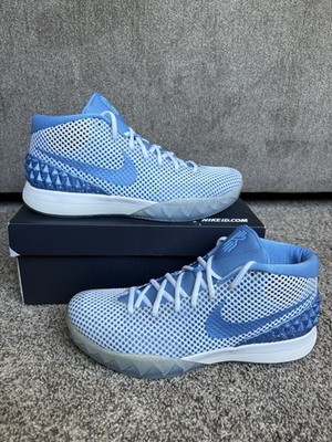 NIKE KYRIE 1 NIKE ID UNIVERSITY BLUE SPECKLED RARE 2015 SIZE 10.5 MENS NEW