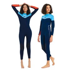 Wetsuit Women, 2mm Neoprene Long Sleeve Full Body Back Zip Wet Suit in Cold W...