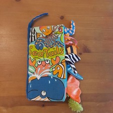 JELLYCAT  SEA TAILS SENSORY CRINKLE CLOTH BOOK