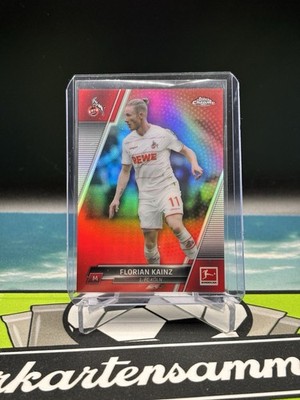2022 TOPPS Chrome Bundesliga Soccer RED /10 Florian Kainz 1. FC Köln