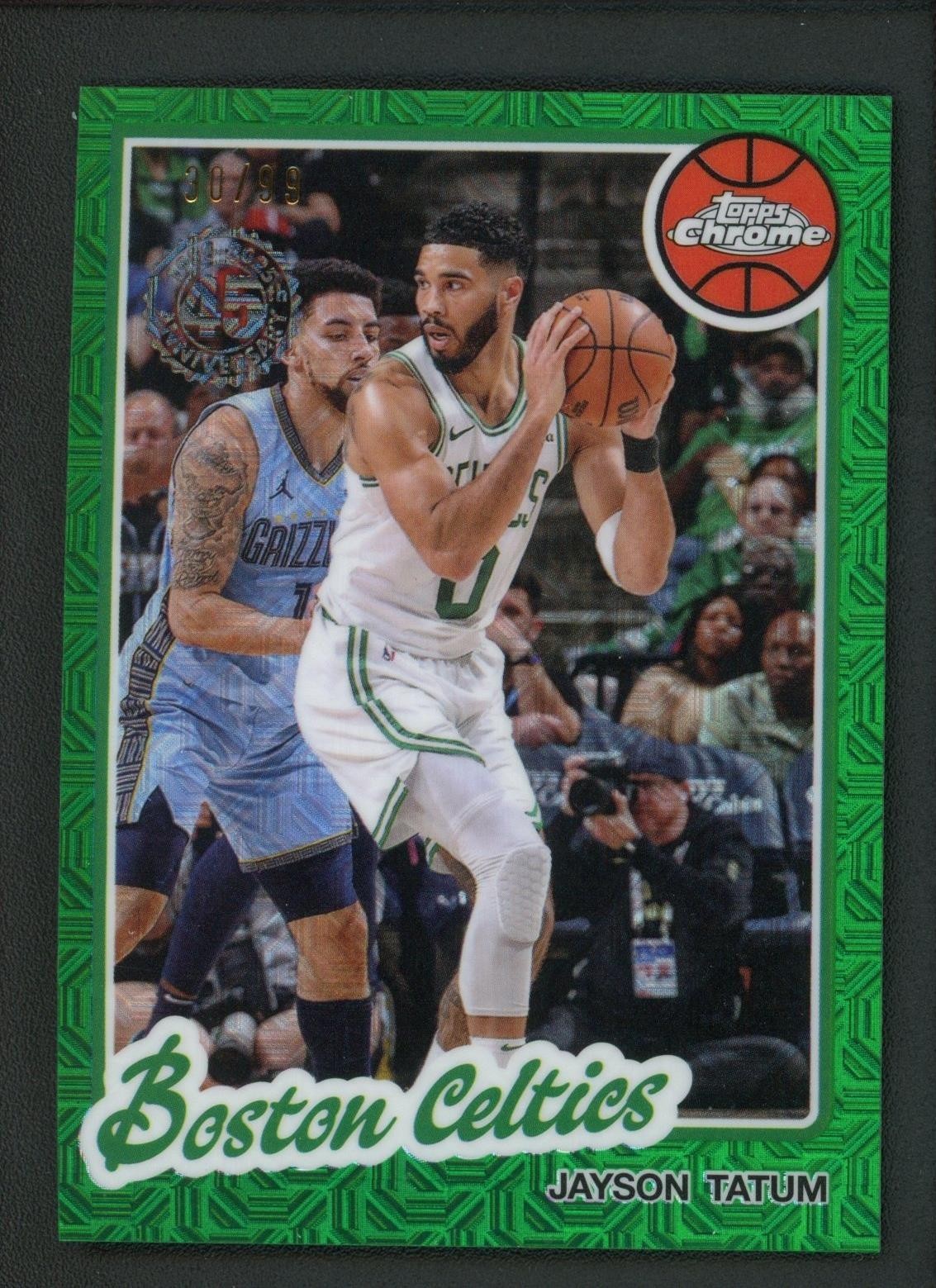 2025 JAYSON TATUM 30/99 TOPPS CHROME MOJO GREEN