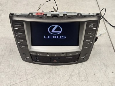 2007-2009 LEXUS IS250 IS350 NAVIGATION RADIO CLIMATE CONTROL UNIT 86111-53140
