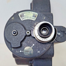 Antique Bell Howell Filmo Cine Camera w/ Orig Case 2 Keys Working 1920s 30s