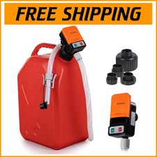 Automatic Fuel Transfer Pump with Auto Stop 4 Adapters - 3.2 GPM Efficiency