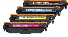 210A Toner Cartridges 4 Pack for HP 210A 210X MFP 4301fdw 4301fdn with Chip