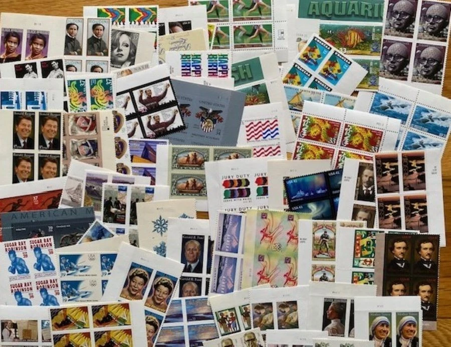 82 Higher Face Value Plate Blks MNH - Image 2 of 4