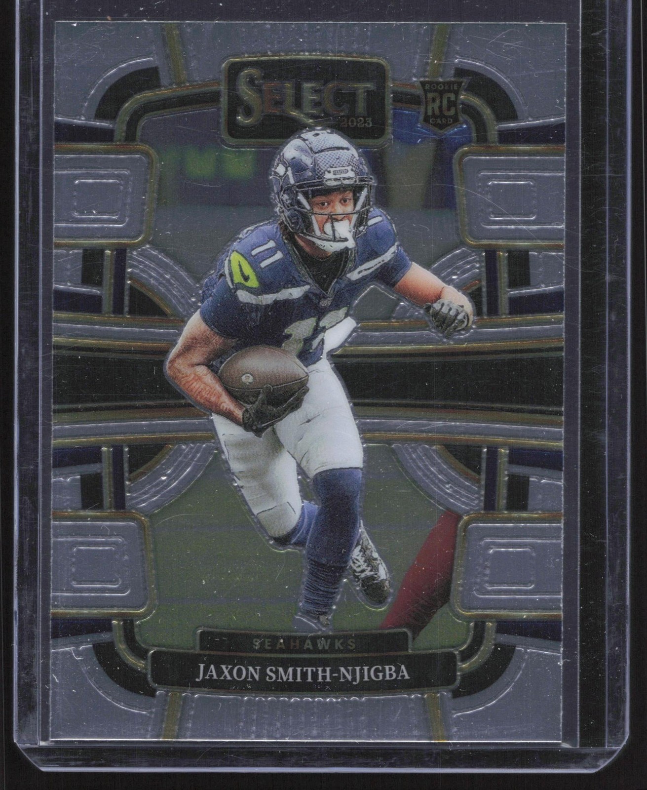 2023 Panini Select #87 Jaxon Smith-Njigba Silver Prizms RC Seattle Seahawks