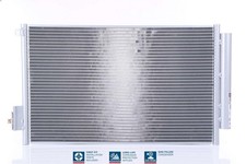 Air conditioning condenser NISSENS 940396 for 500L (351_, 352_) 1.4 2012-