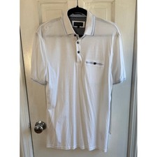 Ted Baker London Tortila Slim Fit Tipped Pocket Polo Size Med 3 