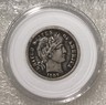 1907 D Barber Dime 10C Business Strike Denver 90% Silver 0.900 Fine Ungraded Denver Barber