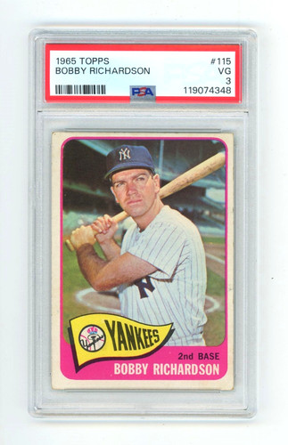 1965 Topps Bobby Richardson #115 card