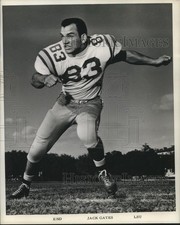 1967 Press Photo Jack Gates, Louisiana State University End. - nox20830