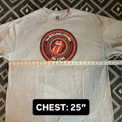 ROLLING STONES Zip Code Tour 2015 Licensed Concert T-Shirt. 2XL Preowned NV - Bild 13 von 14