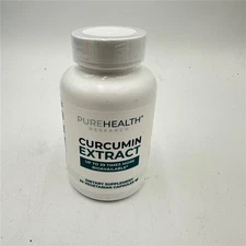 Organic Turmeric Supplement with Curcumin Extract by PureHealth Research Ex 8/26