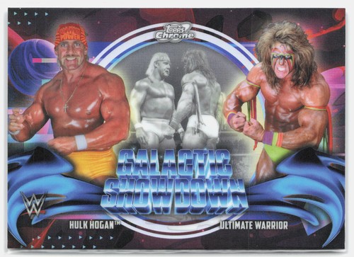 2026 Topps Chrome Cosmic Hulk Hogan/Ultimate Warrior Galactic Showdown