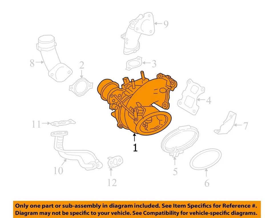 Lexus IS300 2019 turbocompresor OEM 110 k millas (LKQ ~ 437890484) Foto 4 de 4