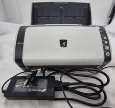 Fujitsu Fi-6130z Document Scanner W/ AC Adapter Document Tray