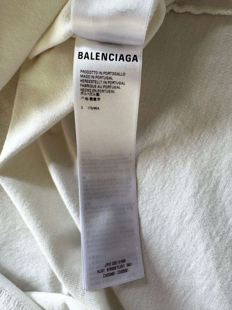 BALENCIAGA Simpsons T-shirt white thumbnail 5