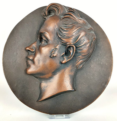 Karl Friedrich Schinkel Plakette Gipsformerei Berlin Museumsreplik August Kiß