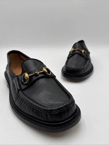 Mocassins homme Gucci avec couleur Horsebit cuir noir taille 7