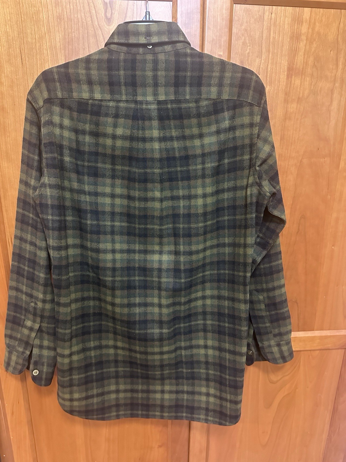 Pendleton Wool Plaid Flannel Button-Down Shirt Gr… - image 5