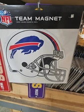 BUFFALO BILLS NFL  FOOTBALL MAGNET CAR OFFICE 12 Inch Helmet NEW