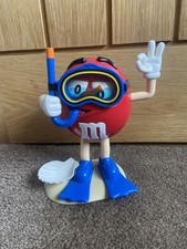 M&M Chocolate Red Dispenser Scuba Diving Diver  2013 Collectors item