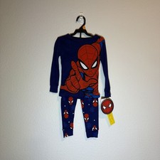 Marvel Spider-Man Toddler Pajama Set 2-Piece Boys Size 4T Snug Fit New
