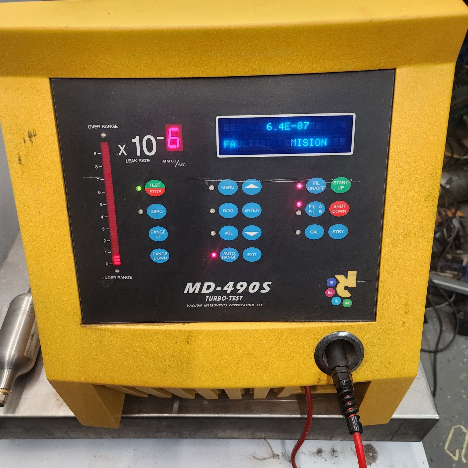 VIC MD-490S Helium Leak Detector Tester Pfeiffer Hipace 80 & TC110