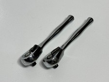 Cornwell Tools Usa 2pc Tr3 14 Drive Chrome Handle Ratchet Pair Set Lot
