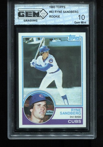 Ryne Sandberg #83 1983 Topps card