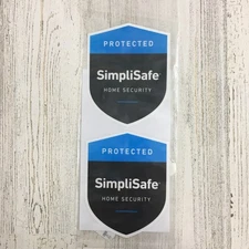 Door Window Stickers  Home Security Alarm Decal for Simpli-Safe 2 Pack