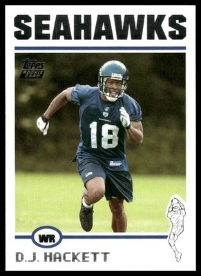 2004 Topps #364 D.J. Hackett RC Seattle Seahawks NM+