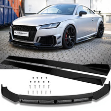 Per Audi TT S-Line TTS 8S Spoiler Spada Spoiler Anteriore Spoiler Labbro Gonna Laterale