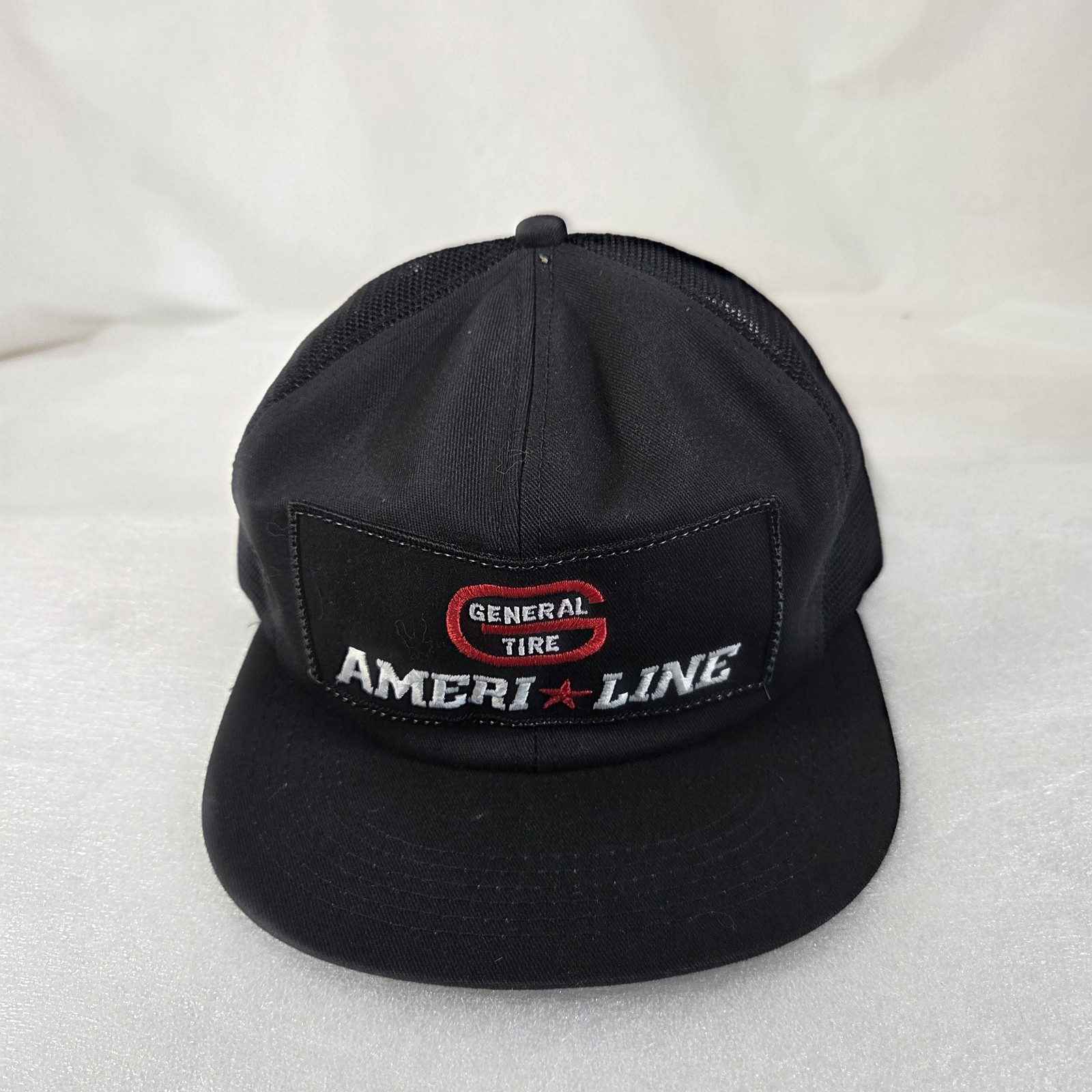 General Tire Ameri-Line Hat Cap Snap Back Black T… - image 2