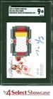2020 PANINI FLAWLESS HORIZONTAL PATCH AUTO #HPA-TRA TRAE YOUNG #/25 POP 1 SGC 9