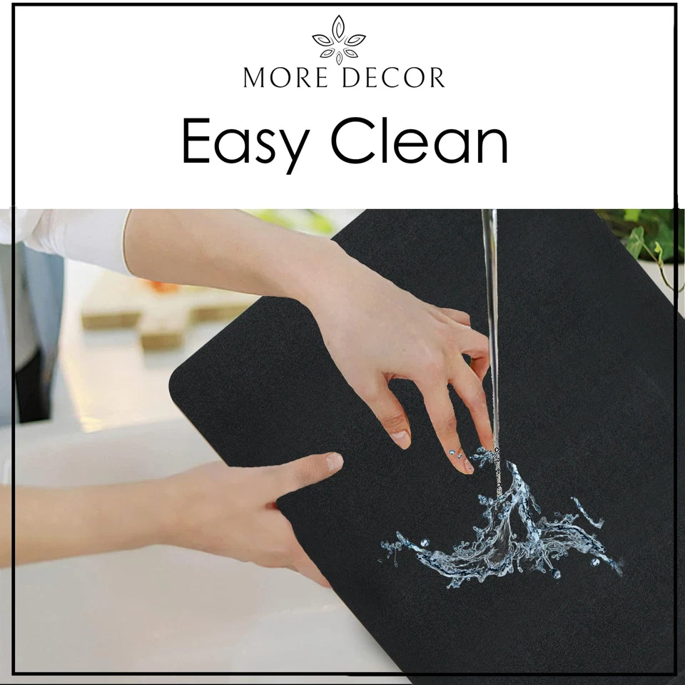 Más Manteles individuales decorativos de cuero sintético para mesa de comedor y cocina - Mancha y... Foto 4 de 4