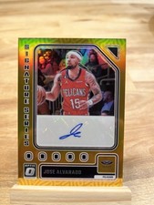2023-2024 Donruss Optic Basketball Jose Alvarado Gold Auto 03/10 NBA FINALS