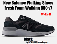 New Balance Walking Shoes Fresh Foam Walking 880 v7 MW880BB7 4E Black