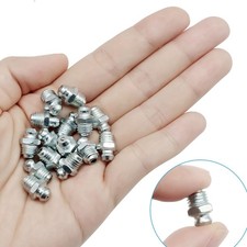 25PCS Straight Hydraulic Grease Zerk Fittings M8 8mm x 1mm Male Thread Kit USNew