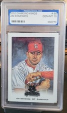 Jim Edmonds 2002 Donruss Diamond Kings #88 Cardinals PGS  GEM-MT  10