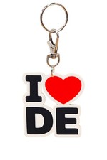 I Love Delaware Keychain Heart State Pride Key Ring Souvenir Gift Made in USA