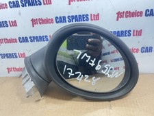 MINI Hatch HATCHBACK MK2 R56 2009 DRIVER BLACK WING ELECTRIC DOOR MIRROR