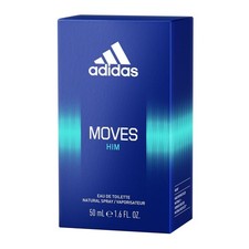Adidas Moves for Him 1.6 Fl Oz EDT Spray for Men 100 AUTHENTIC